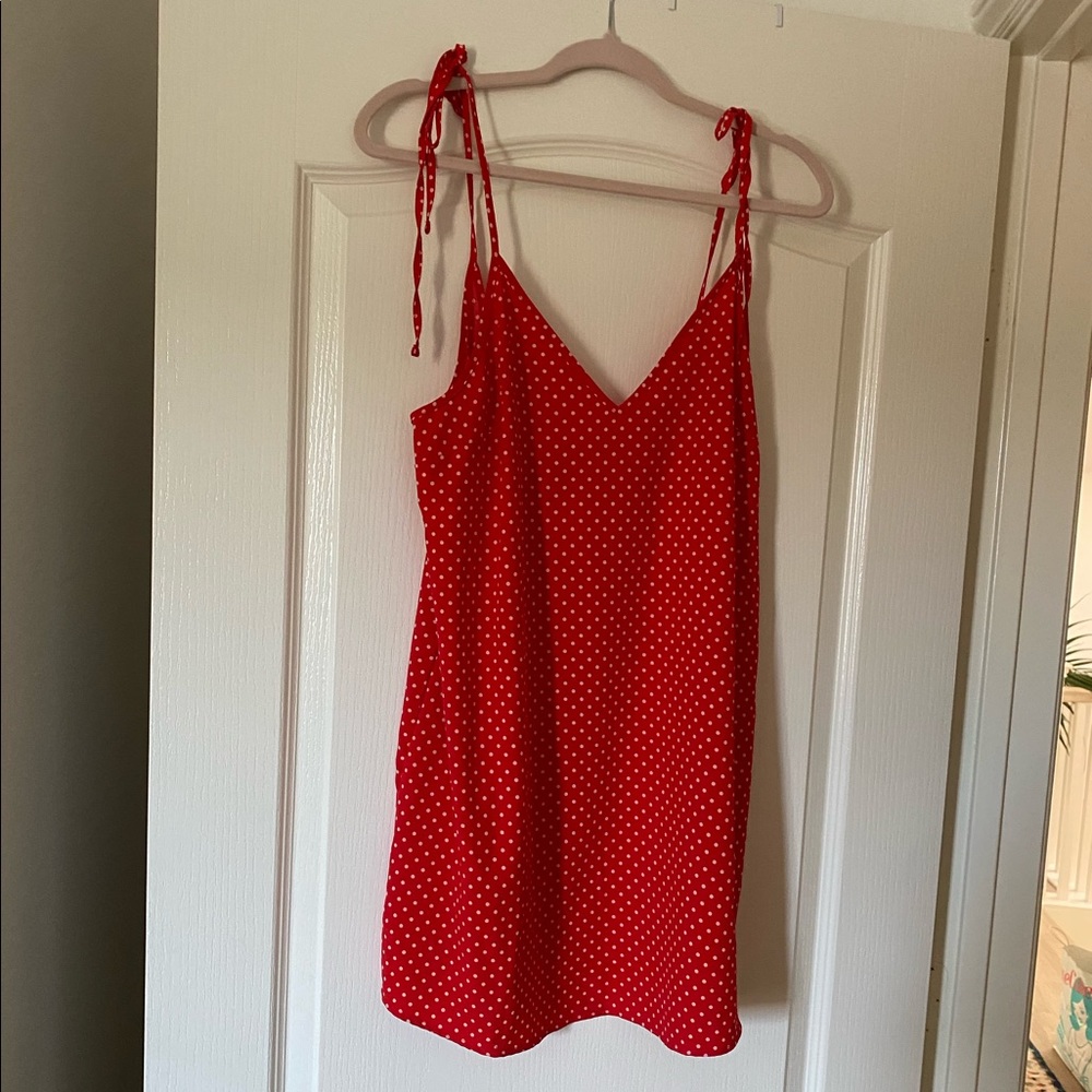 Free People Polka Dot Slip Dress